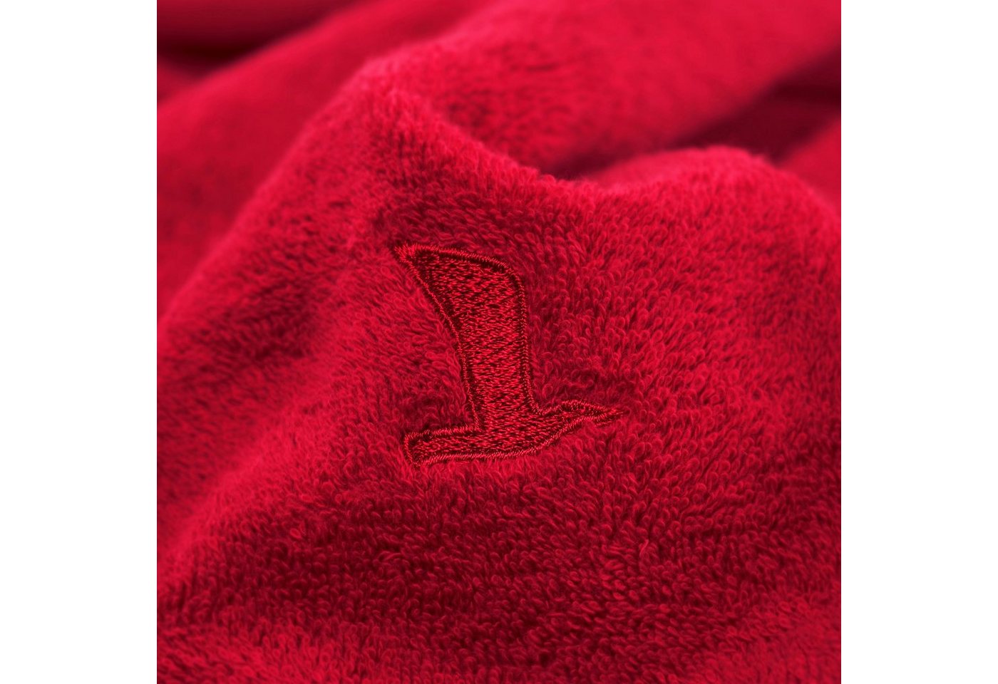 Möve Handtücher Superwuschel, Walkfrottee (1-St), Handtuch mit Bordüre, 100% Premium Cotton Baumwolle, einfarbig, weich – Bild 3 von 5