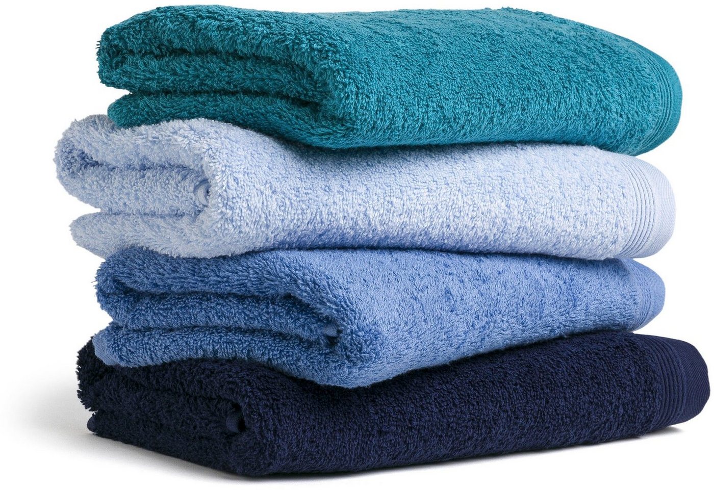 Möve Handtücher Superwuschel, Walkfrottee (1-St), Handtuch mit Bordüre, 100% Premium Cotton Baumwolle, einfarbig, weich – Bild 5 von 5