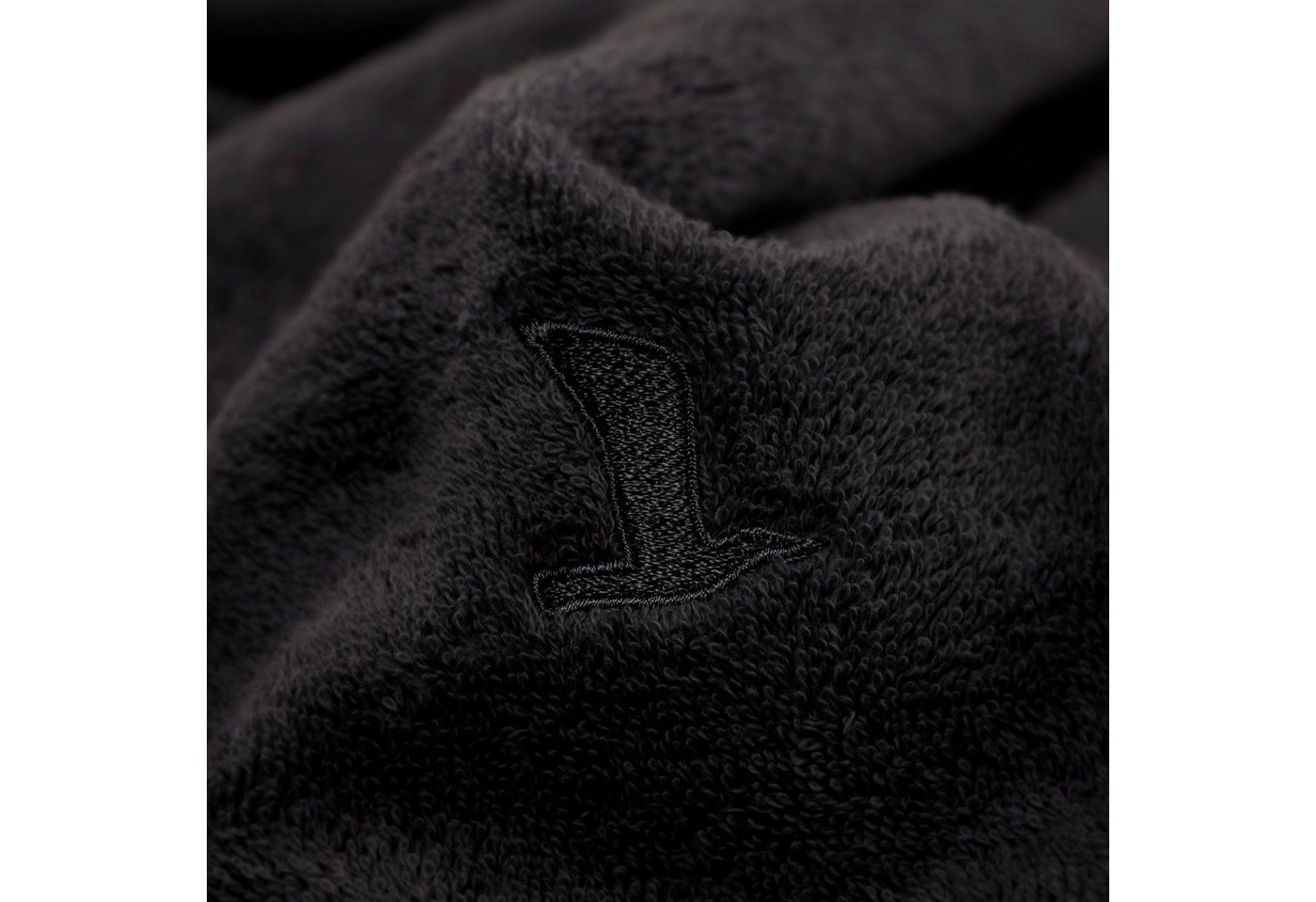 Möve Handtücher Superwuschel, Walkfrottee (1-St), Handtuch mit Bordüre, 100% Premium Cotton Baumwolle, einfarbig, weich – Bild 3 von 5
