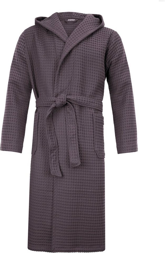 Möve Kimono Homewear, ideal für Sauna & Spa, Hotelbademantel, Morgenmantel, Kurzform, Piqué, Kimono-Kragen, Gürtel, Piquée-Oberfläche – Bild 2 von 5