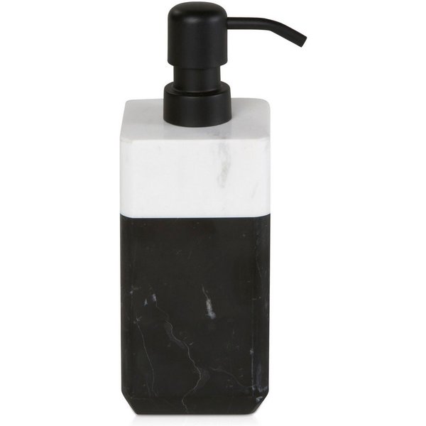 Möve Seifenspender Black & White, Marmor, 190 ml