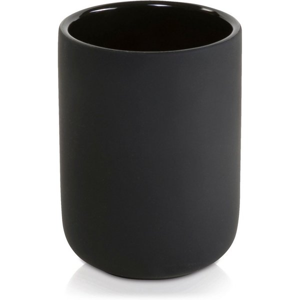 Möve Zahnbürstenhalter Black Velvet, Keramik beschichtet