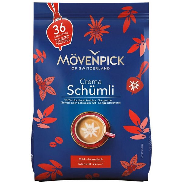 Mövenpick Kaffee Crema Schümli, 36 Pads
