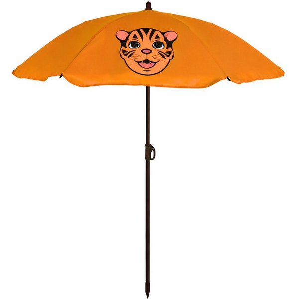 Mojawo Essgruppe Kinder Sonnenschirm Sonnenschutz Gartenschirm Ø110xH130 cm Tiger