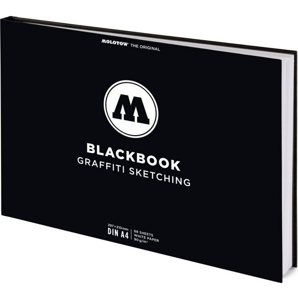 MOLOTOW Notizbuch Blackbook Graffiti Sketching DIN A4 landscape