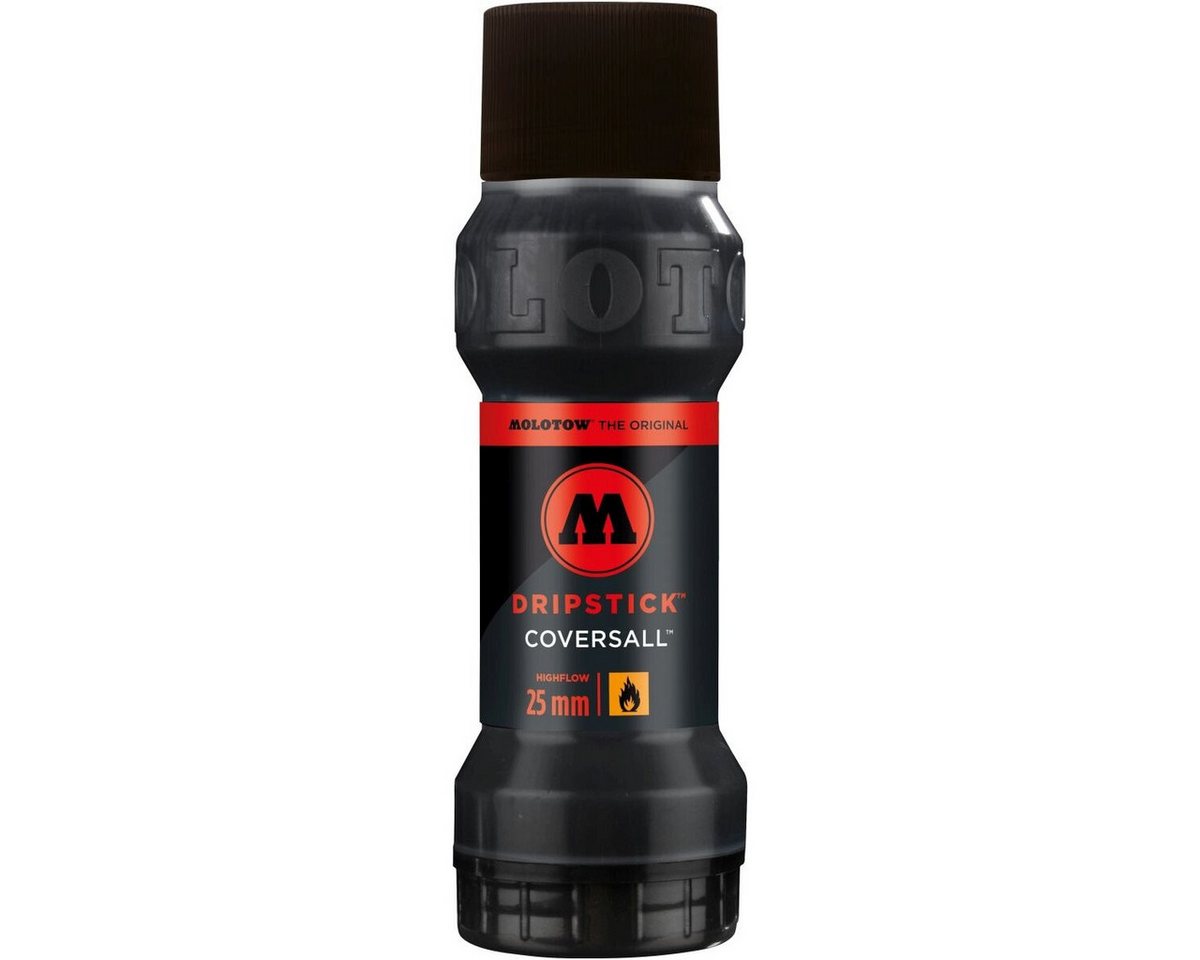 MOLOTOW Permanentmarker Dripstick Coversall 860 DS nachfüllbar 25mm signalschwarz – Bild 2 von 4