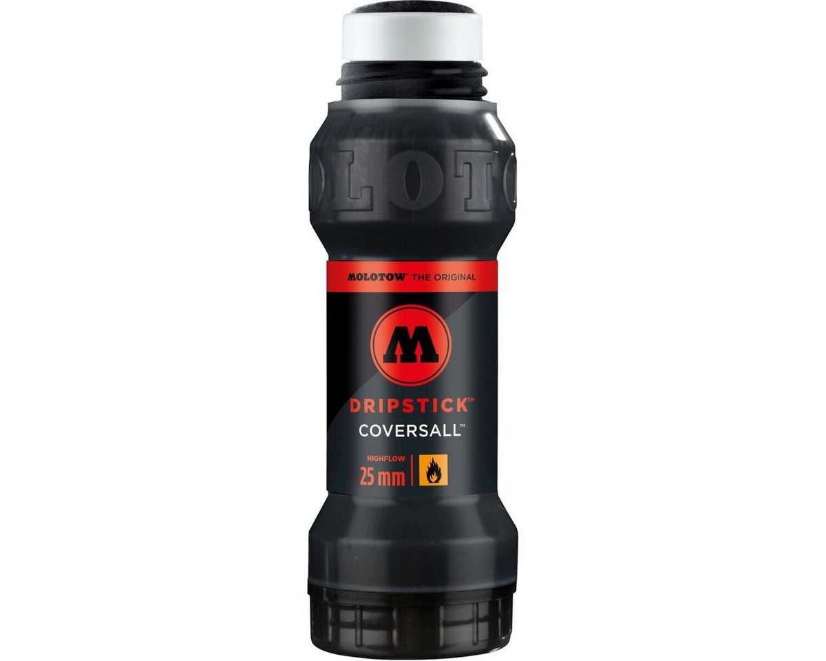 MOLOTOW Permanentmarker Dripstick Coversall 860 DS nachfüllbar 25mm signalschwarz – Bild 4 von 4