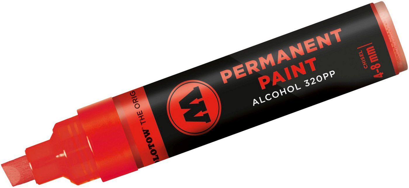 MOLOTOW Permanentmarker Marker 320PP nachfüllbar 4-8mm verkehrsrot – Bild 3 von 3