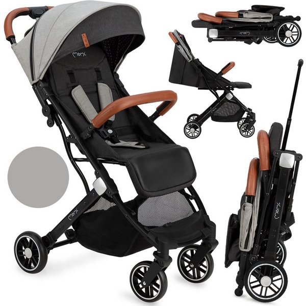 MoMi Kinder-Buggy Estelle, (Packung), Leicht & kompakt, mit Liegefunktion bis 15 kg