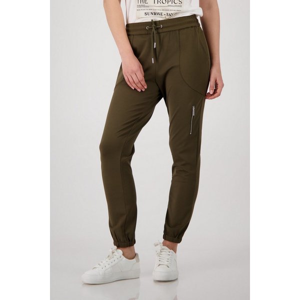 Monari Jogger Pants mit Reißverschlusstasche