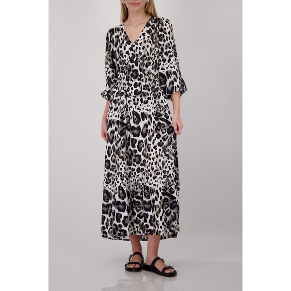 Monari Maxikleid Kleid Leodruck allover Regular fit mit Leomuster