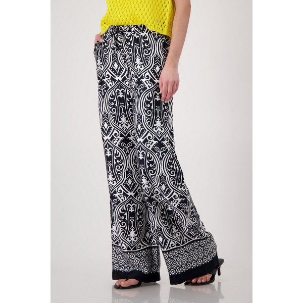 Monari Palazzohose Regular fit mit Muster
