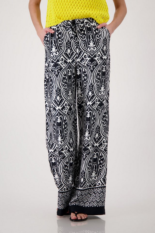 Monari Palazzohose Regular fit mit Muster – Bild 2 von 5