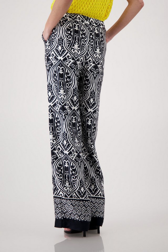 Monari Palazzohose Regular fit mit Muster – Bild 3 von 5