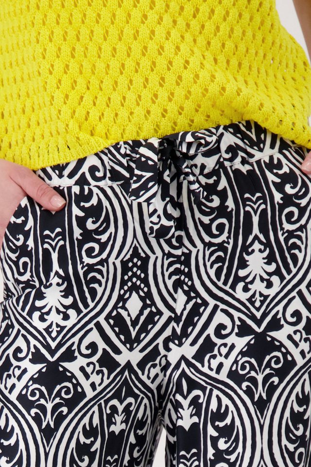 Monari Palazzohose Regular fit mit Muster – Bild 4 von 5