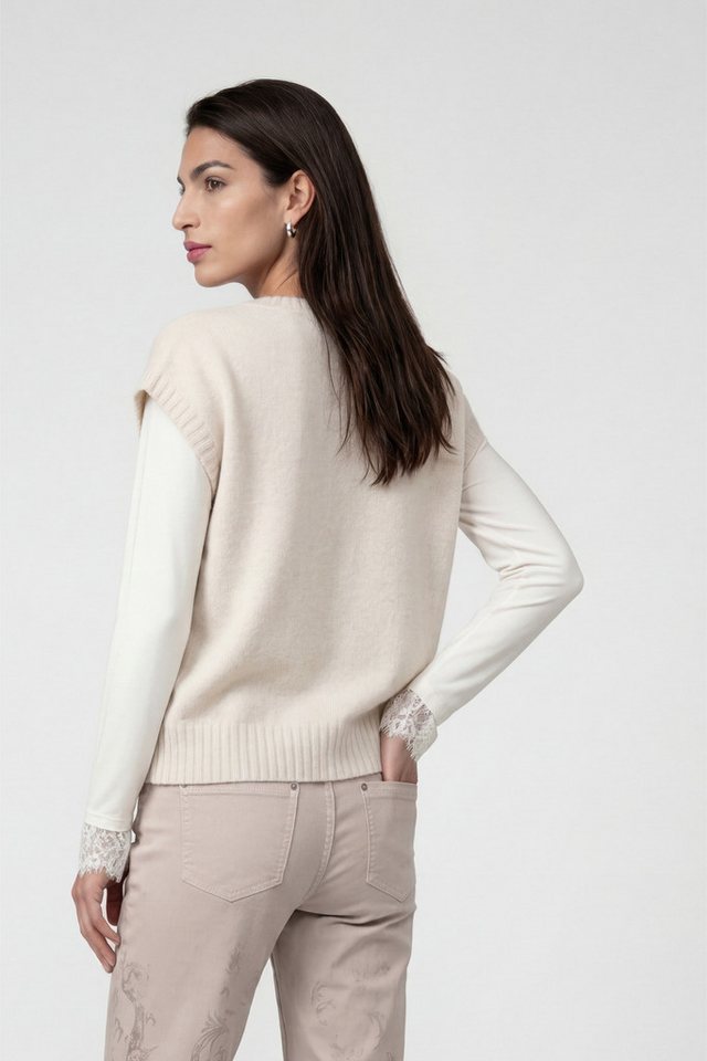 Monari Pullunder Pullunder Lurex Regular fit mit Strickbund – Bild 3 von 5