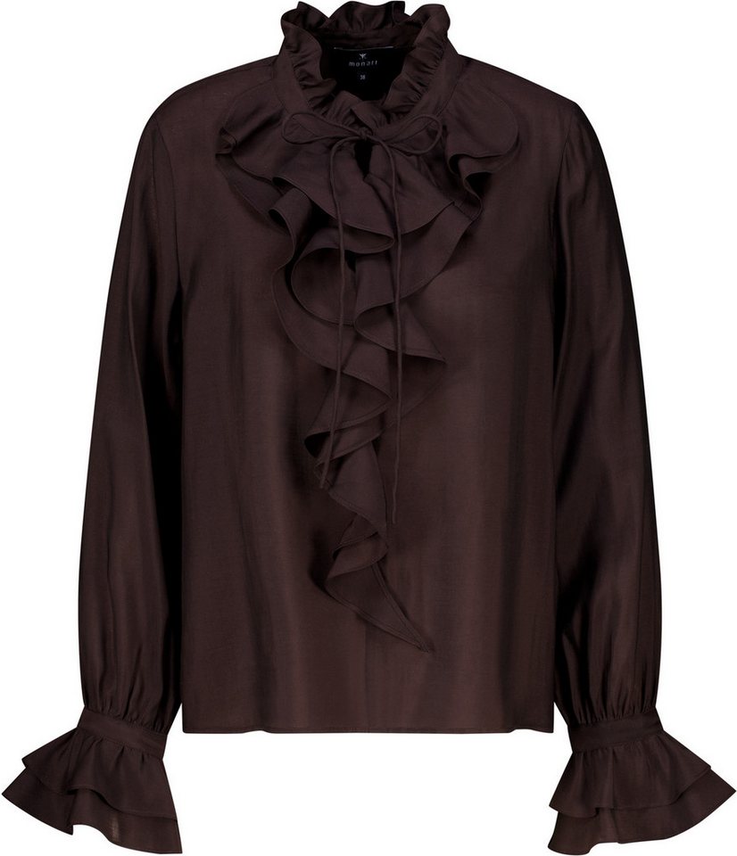 Monari Rüschenbluse Bluse Rüschen Regular fit mit Volantdetails – Bild 5 von 5
