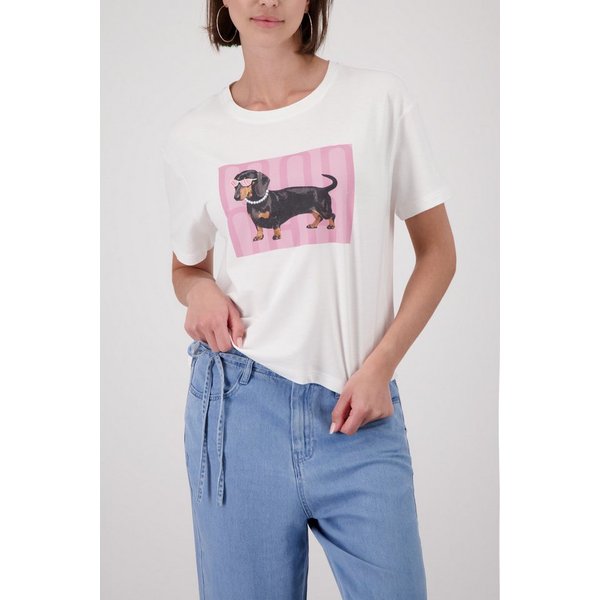 Monari Rundhalsshirt mit Frontprint