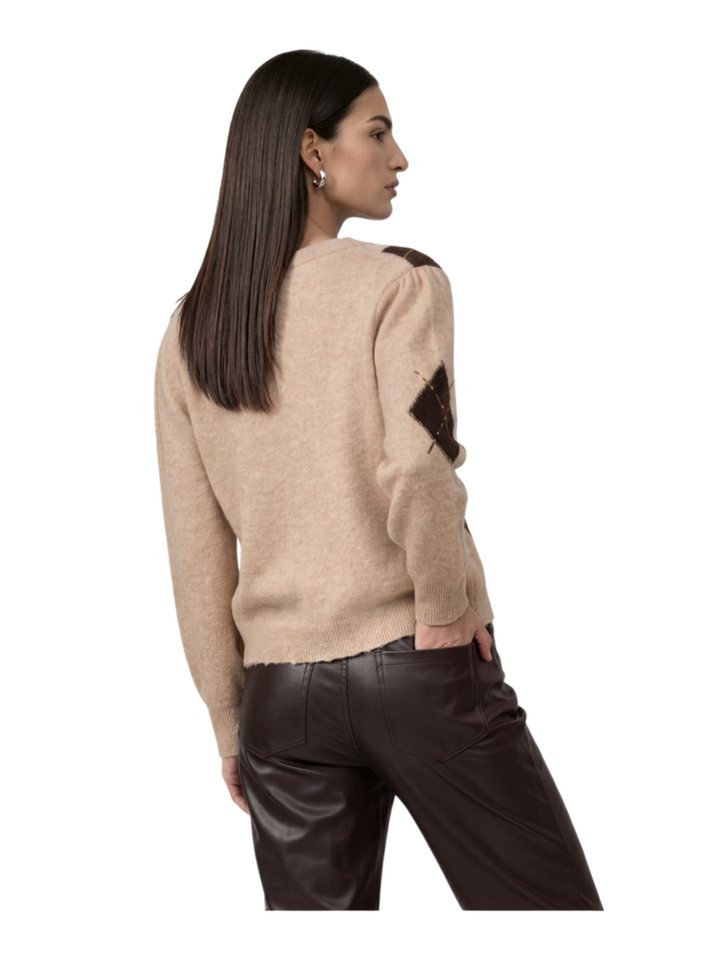 Monari Strickjacke Casual,Polyacryl,Gemustert,Rundhals,Langarm,Regular Fit – Bild 3 von 5