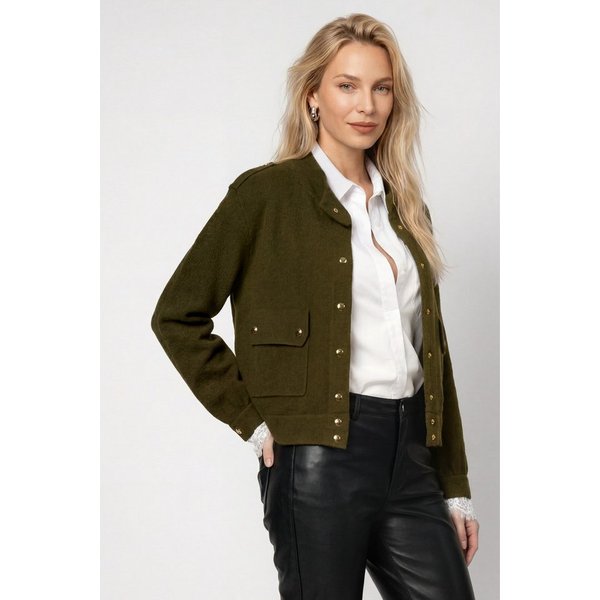 Monari Strickjacke Jacke Strickiacke Knöpfe Regular fit mit Schmuckknöpfen