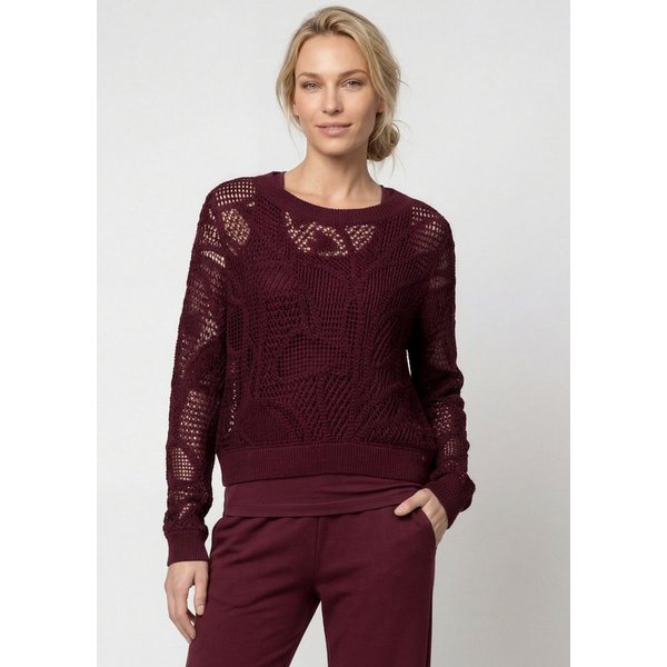 Monari Strickpullover Pullover Cornelly Regular fit mit Rundhalsauschnitt