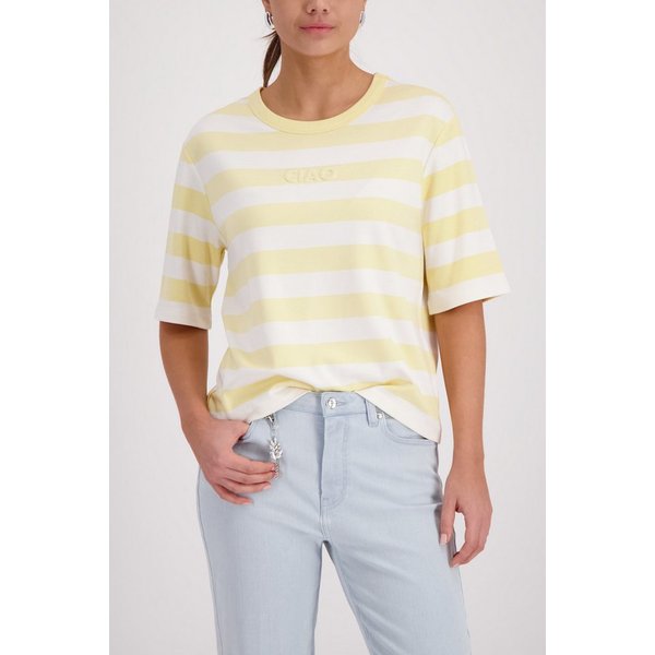 Monari Sweatshirt Sweatshirt Basic Ringel Regular fit mit Streifen
