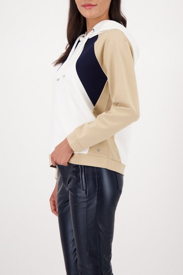 Monari Sweatshirt Colorblock-Look Weich, elastisch & pflegeleicht – Bild 3 von 5