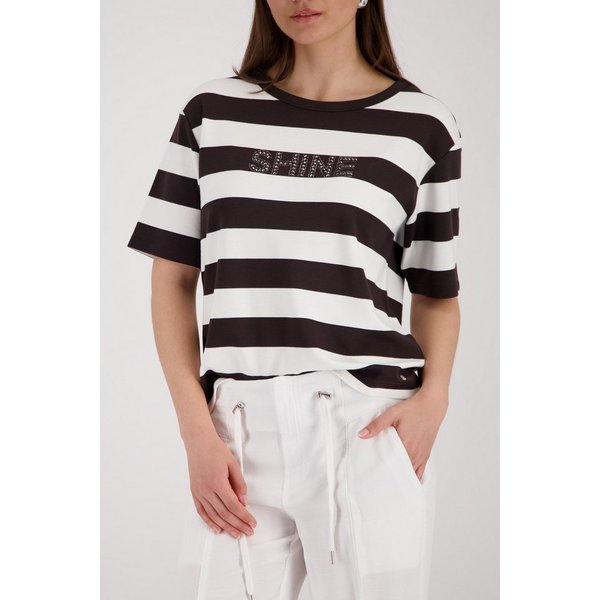 Monari Sweatshirt mit Blockstreifen