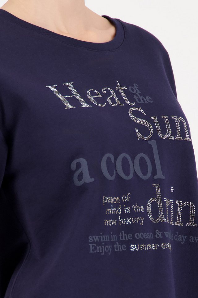 Monari Sweatshirt mit Glitzernieten – Bild 4 von 5