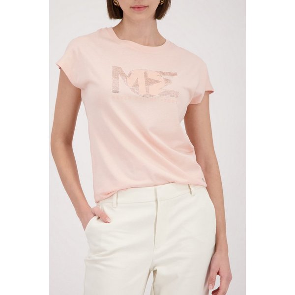 Monari T-Shirt Shirt Basic Schmuck Regular fit mit Strasssteinen