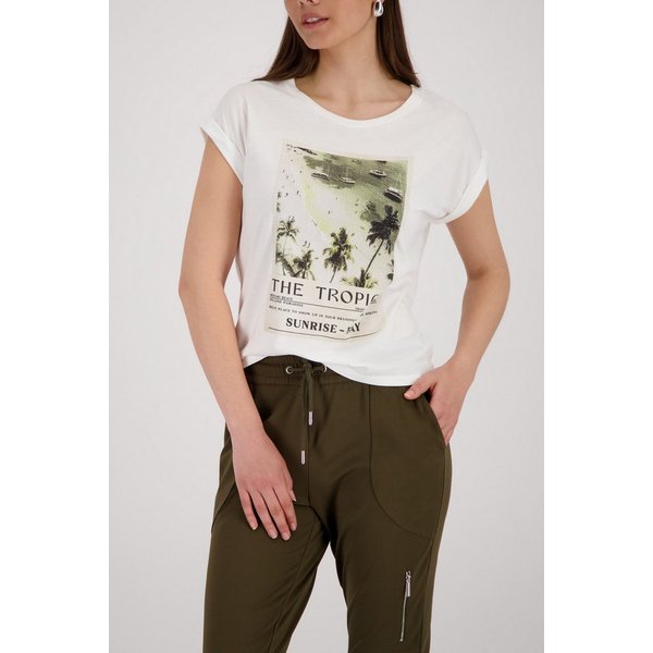 Monari T-Shirt Shirt Tropics Regular fit mit Print