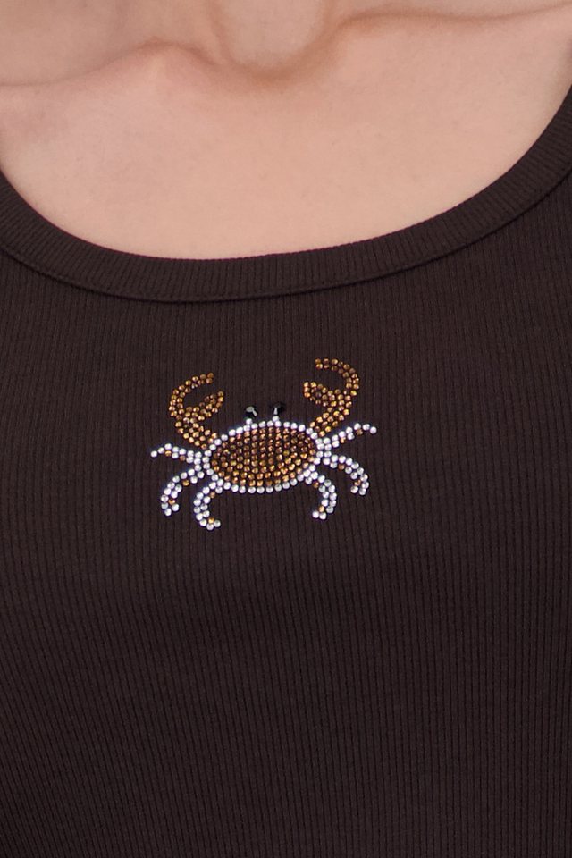 Monari Tanktop mit Glitzersteinchen – Bild 4 von 5