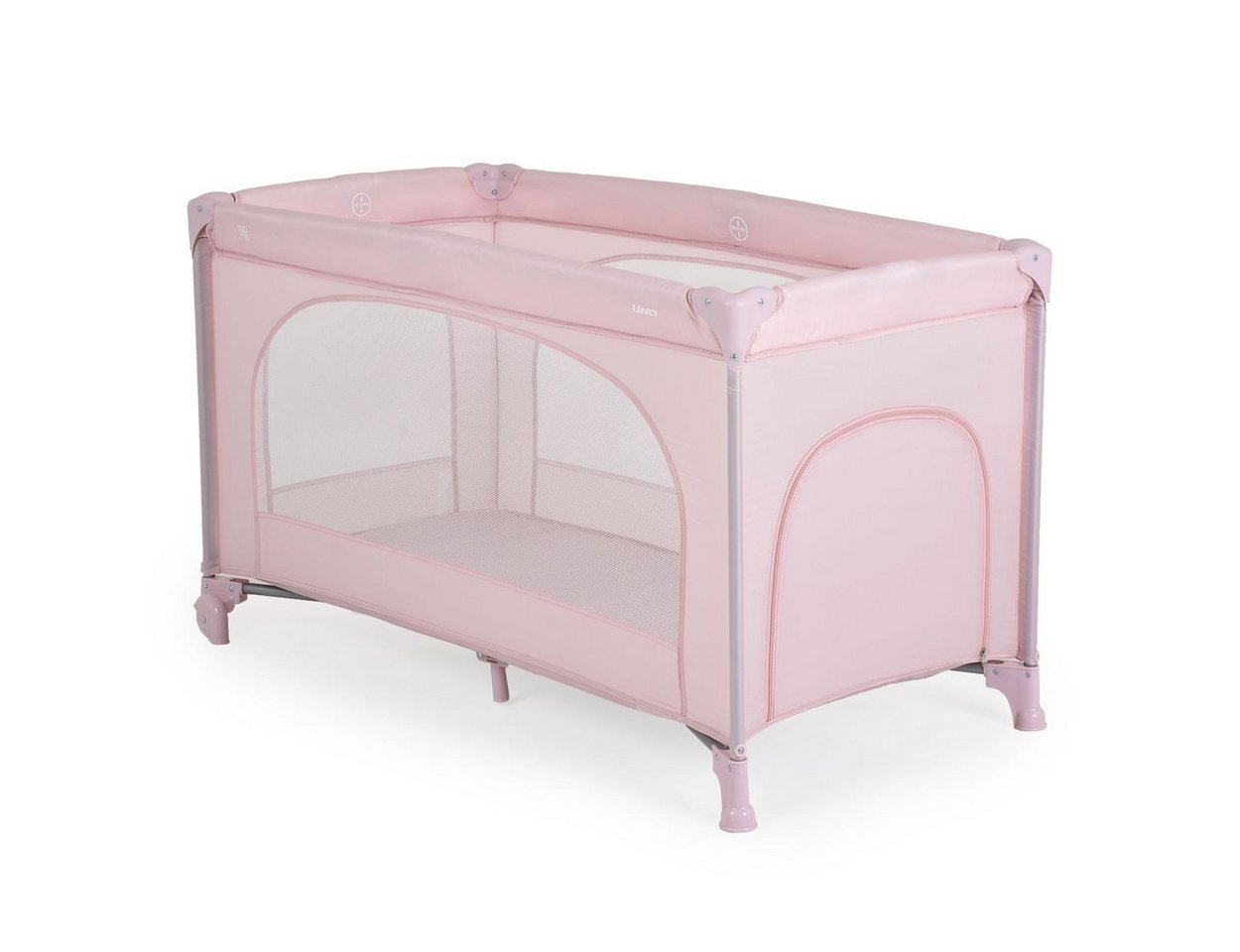 Moni Baby-Reisebett Uno, Faltmatratze, Räder, Seiteneingang, Sichtfenster, Antirutschfüße – Bild 2 von 5