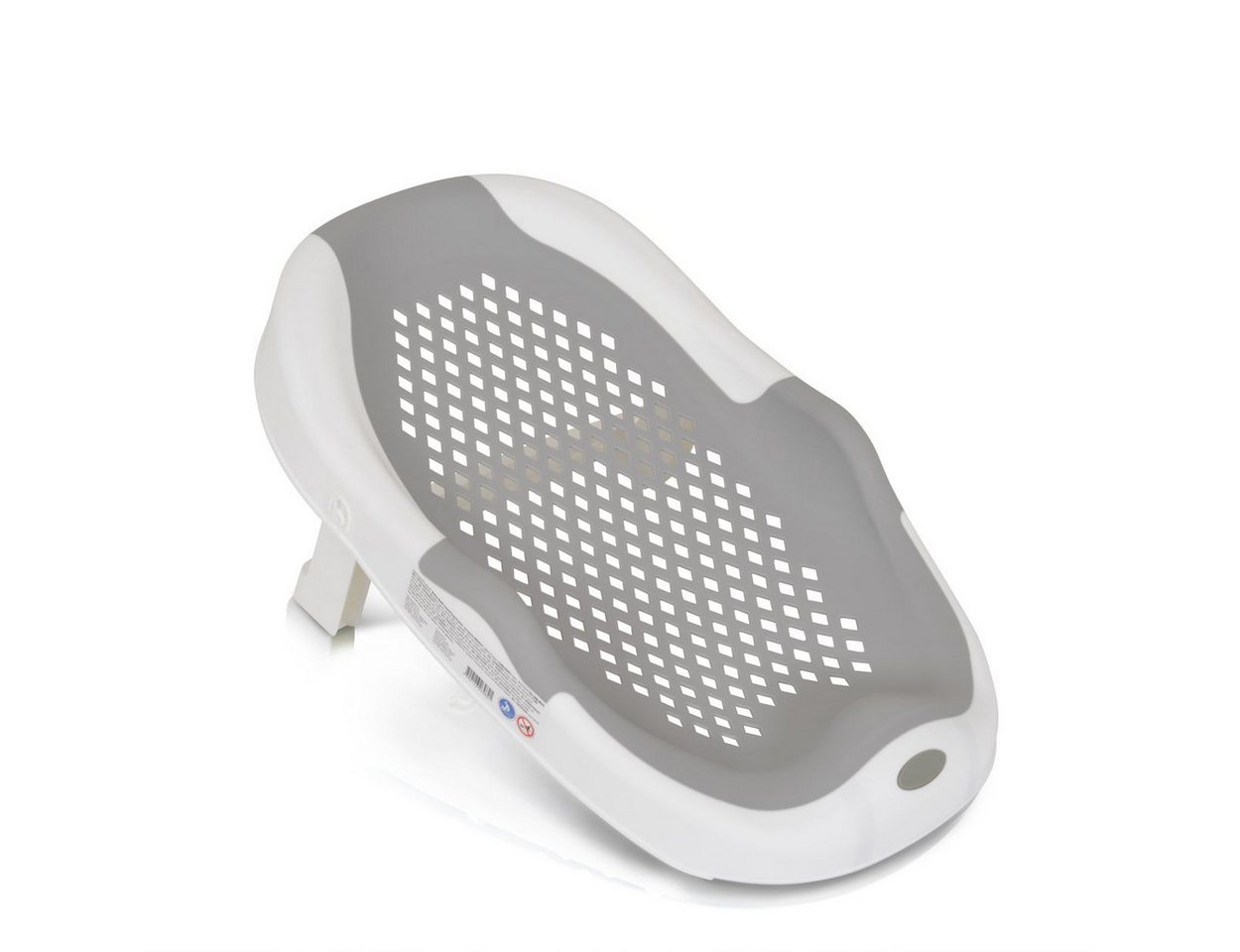 Moni Babybadewanne Meshy, (1-tlg), faltbarer Stützfuß, rutschfest, Wanneneinlage, Wasserablauflöcher – Bild 2 von 5