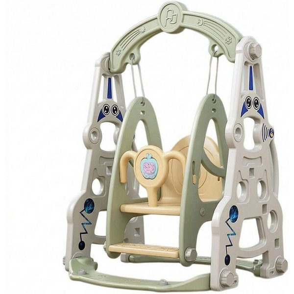 Moni Einzelschaukel Spaceman, Spieluhr, Melodien, Geschichten, bis 25 kg, ab 1 Jahr, Schaukel