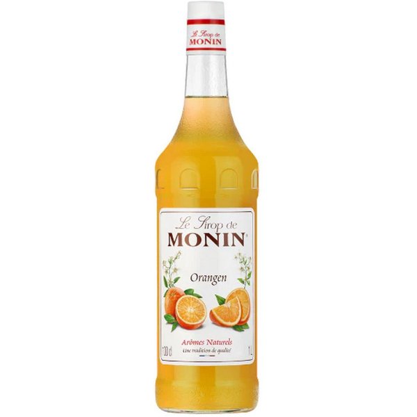 MONIN Getränke-Sirup, Monin Orange Sirup natuerliches Aroma fruchtig frisch fein 1000 ml