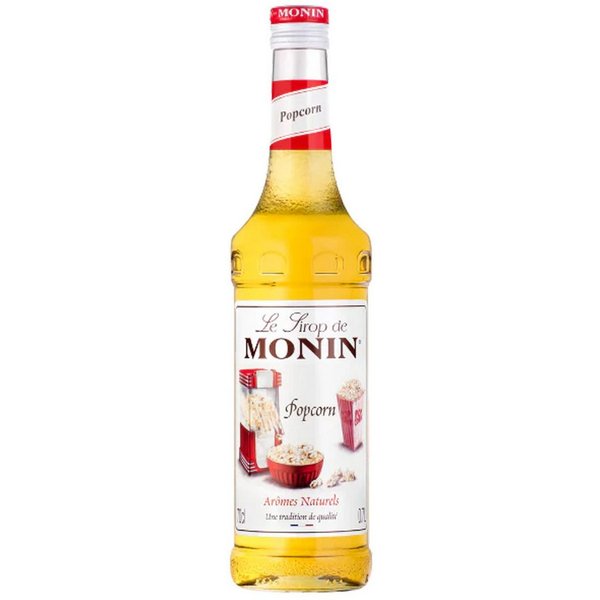 MONIN Getränke-Sirup, Monin Popcorn Sirup fuer Kaffee und Milch aromatisch lecker 700 ml