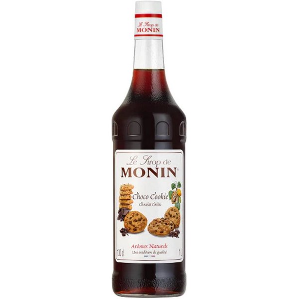MONIN Getränke-Sirup, Monin Choco Cookie Sirup ideal zu Kaffee und Milkshakes 1000ml