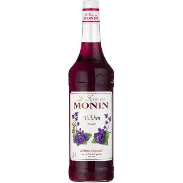 MONIN Getränke-Sirup, Monin Veilchen Sirup fuer Limonaden und Spritz Cocktails fein 1000 ml