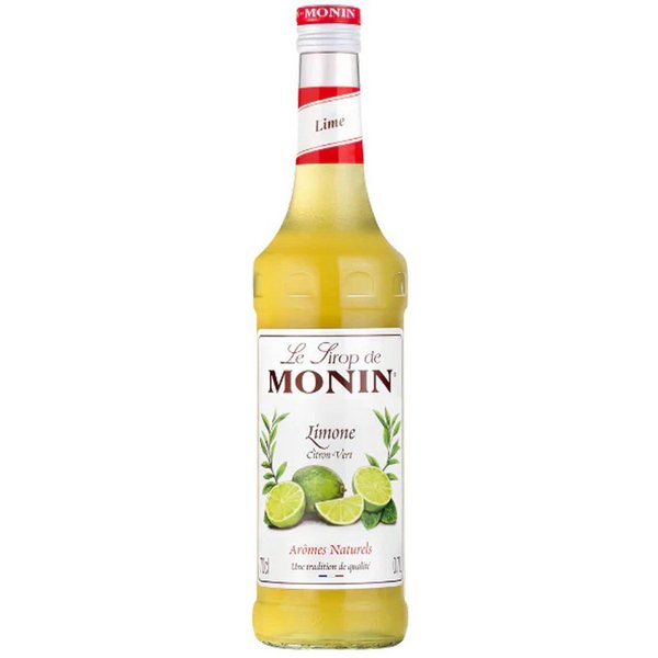 MONIN Getränke-Sirup, Monin Limone Sirup ideal für Cocktails mit natürlichem Aroma 700ml