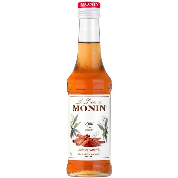 MONIN Getränke-Sirup, Monin Zimt Sirup intensiver Geschmack natürliches Aroma 250ml