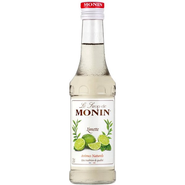 MONIN Getränke-Sirup, Monin Limette Sirup fuer klassische Cocktails fruchtig fein 250 ml