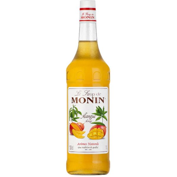 MONIN Getränke-Sirup, Monin Mango Sirup exotisch tropisch fruchtig aromatisch fein 1000 ml
