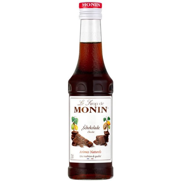 MONIN Getränke-Sirup, Monin Schokolade Sirup natuerliches Aroma schokoladig fein 250 ml
