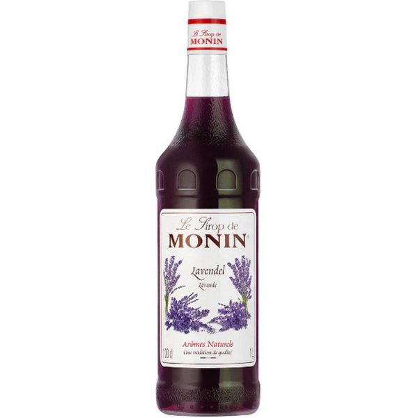MONIN Getränke-Sirup, Monin Lavendel Sirup fuer Kaffee Limonaden und Eistee fein 1000 ml