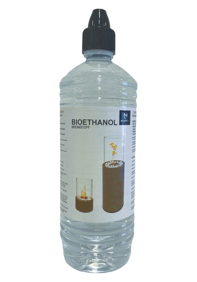 Monster24 Bioethanol Flüssiges Bio-Ethanol 96,6% Reinheit Tischkamin Tischfeuer Standkamin, (6 x 1 Liter) – Bild 2 von 5