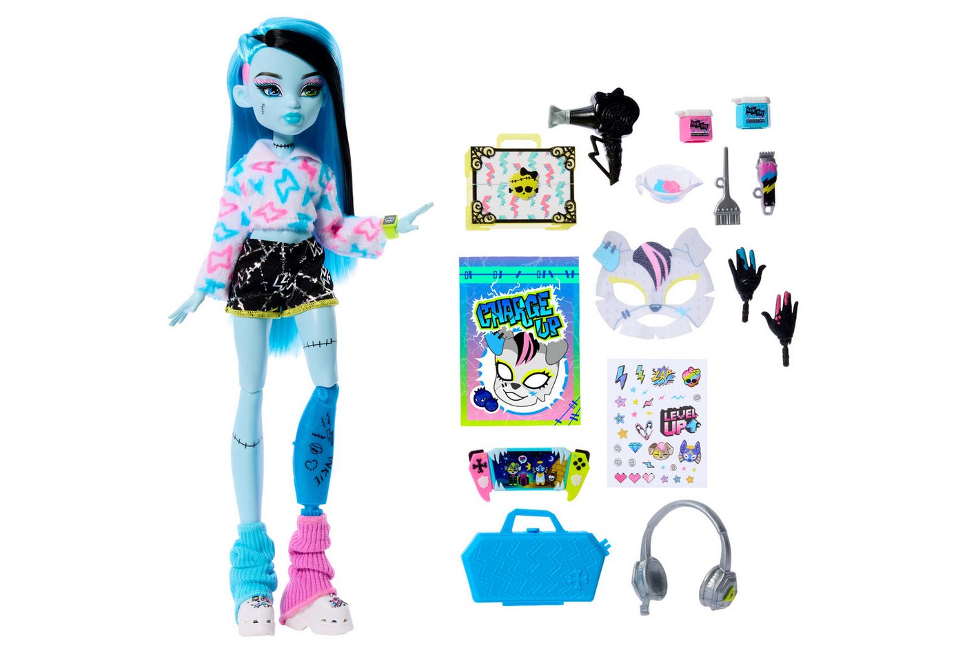 MonsterHigh™ Anziehpuppe Monster High Self-Scare Secrets, Frankie Stein – Bild 5 von 5