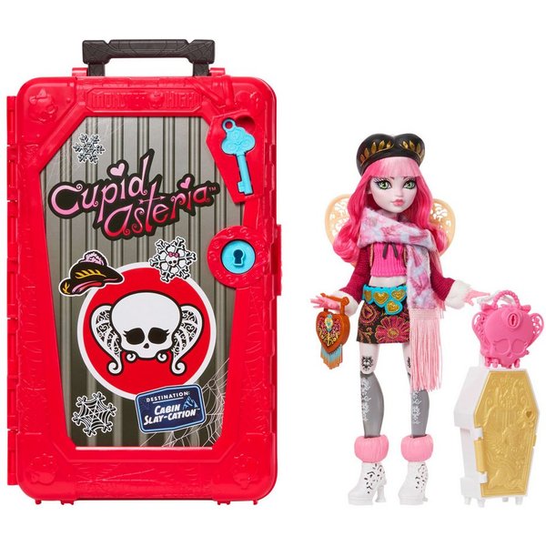 MonsterHigh™ Anziehpuppe Monster High Skulltimate Secrets Hütten-Gruselurlaub, Cupid Asteria