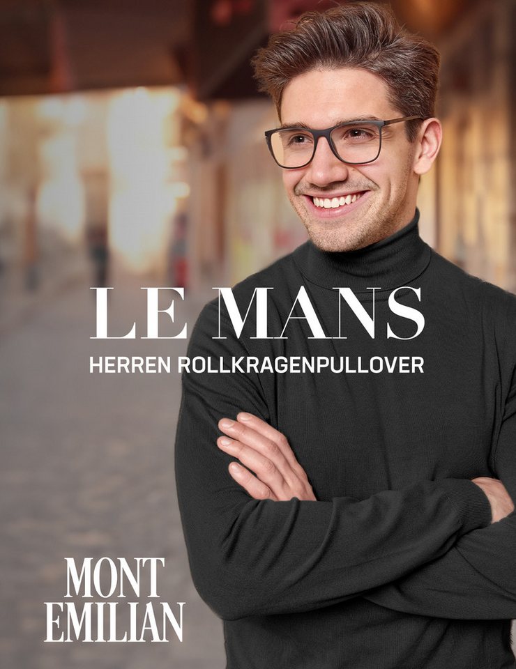 MONT EMILIAN Rollkragenpullover "Le Mans" Herren Rollkragenpullover – Bild 2 von 5