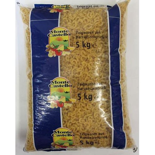 MONTE CASTELLO Nudeln, Monte Castello Gabelspaghetti Teigwaren aus Hartweizengriess 5000g